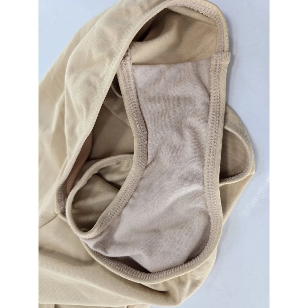 NWT Bloch Girls' Adjustable Strap Camisole‎ Leotard - Color Sand- Size 12